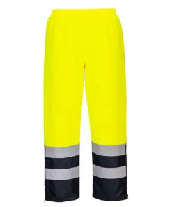 Portwest S598 Hi-Vis Winter Trousers in Yellow/Navy