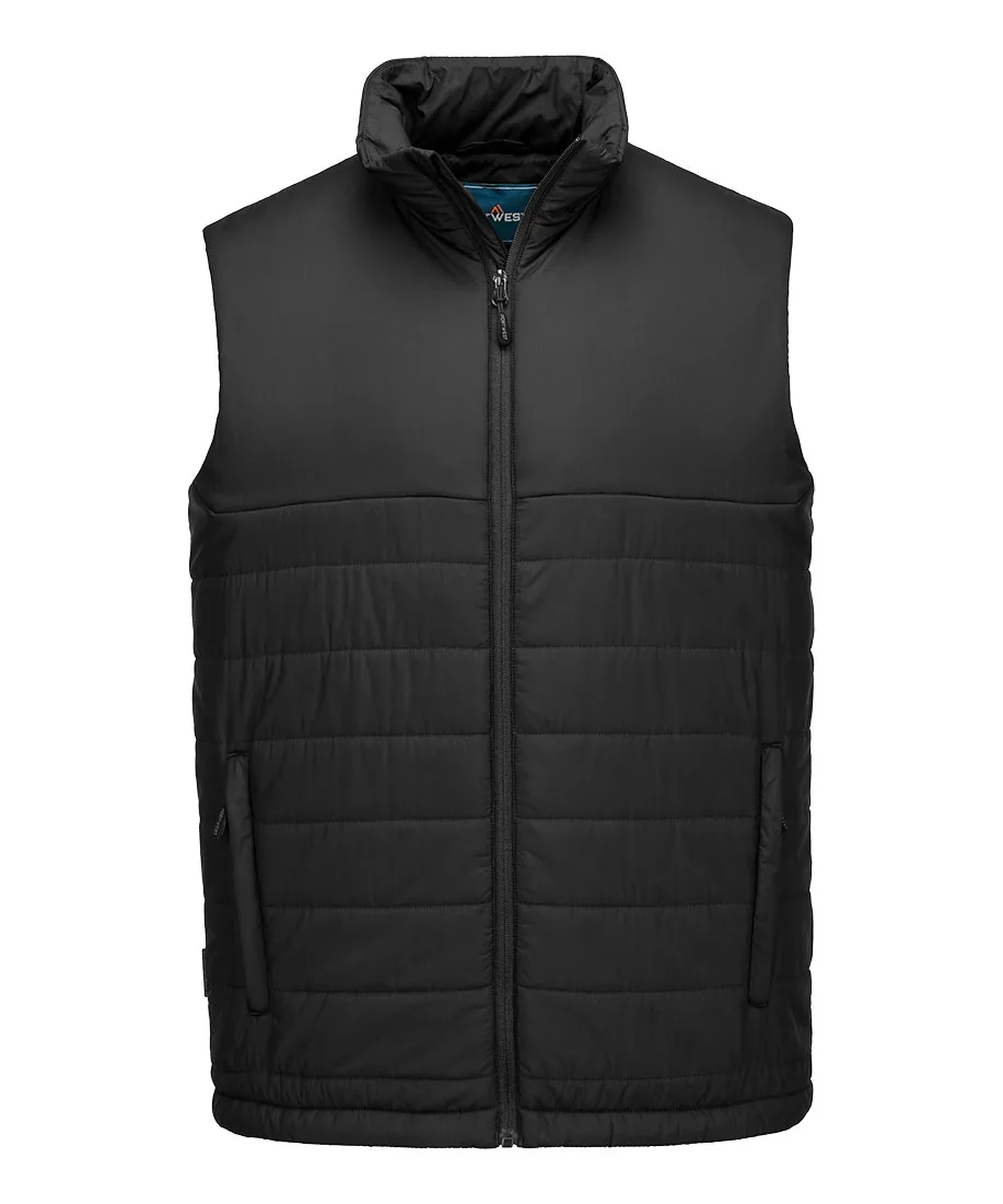 Portwest S606 Professional Insulated Baffle Gilet in Black