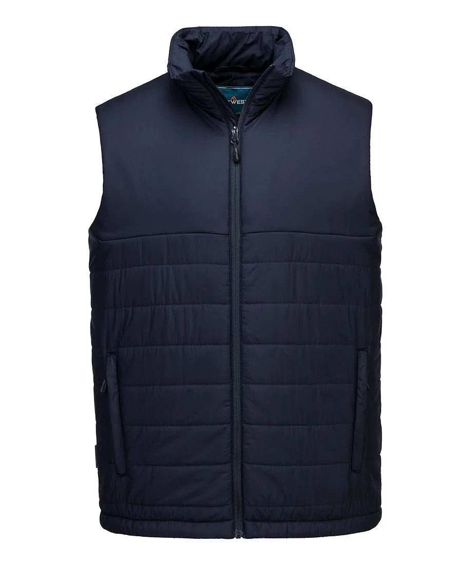 Portwest S606 Professional Insulated Baffle Gilet in Navy
