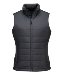 Portwest S607 Professional Women's Insulated Baffle Gilet in Metal Grey