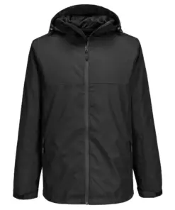 Portwest S610 Professional Rain Jacket in Black