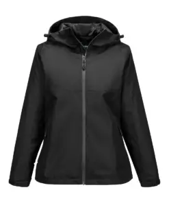 Portwest S614 Professional Women's Rain Jacket in Black