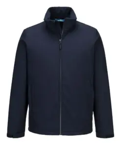 Portwest S647 Heated Softshell Jacket (3L) in Navy