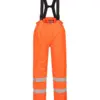 Portwest S781 Bizflame Rain Hi-Vis FR Trousers in Orange