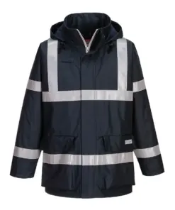 Portwest S785 Bizflame Rain FR Winter Jacket in Navy