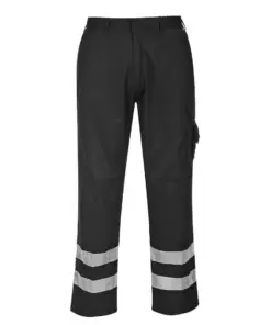 Portwest S917 Iona Safety Combat Trousers in Black