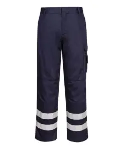 Portwest S917 Iona Safety Combat Trousers in Navy