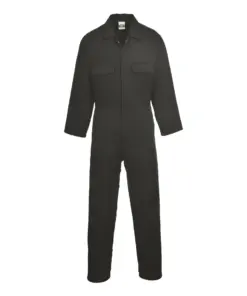 Portwest S998 Euro Cotton Work Coverall in Black