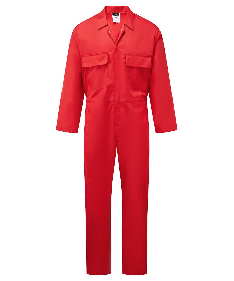 Portwest S999 Euro Work Coverall in Red