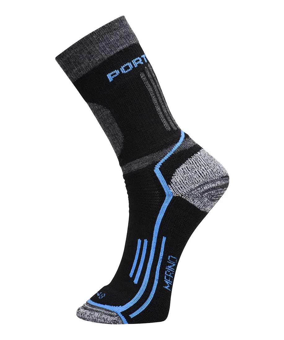 Portwest SK34 Winter Merino Sock in Black