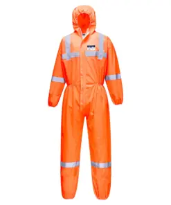 Portwest ST36 BizTex SMS Coverall Type 5/6 50-Pack in Orange