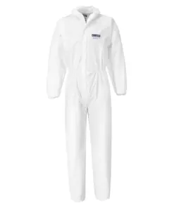 Portwest ST40 BizTex Microporous Coverall Type 5/6 50-Pack in White
