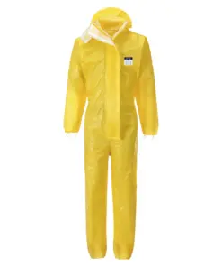 Portwest ST70 BizTex Microporous Coverall Type 3/4/5/6 in Yellow
