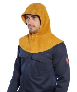 Portwest SW33 FR Leather Hood in Tan