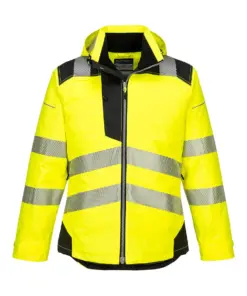 Portwest T400 PW3 Hi-Vis Winter Jacket in Yellow/Black