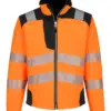 Portwest T402 PW3 Hi-Vis Softshell (3L) in Orange/Black