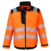 Portwest T500 PW3 Hi-Vis Work Jacket in Orange/Black