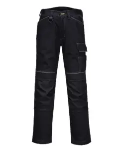 Portwest T601 PW3 Work Trousers in Black