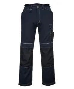 Portwest T601 PW3 Work Trousers in Navy/Black