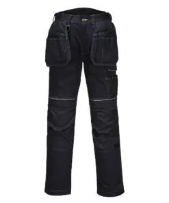 Portwest T602 PW3 Holster Work Trousers in Black