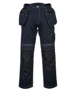Portwest T602 PW3 Holster Work Trousers in Navy/Black