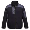 Portwest T603 PW3 Work Jacket in Black/Zoom Grey
