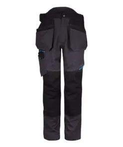 Portwest T702 WX3 Holster Trousers in Metal Grey