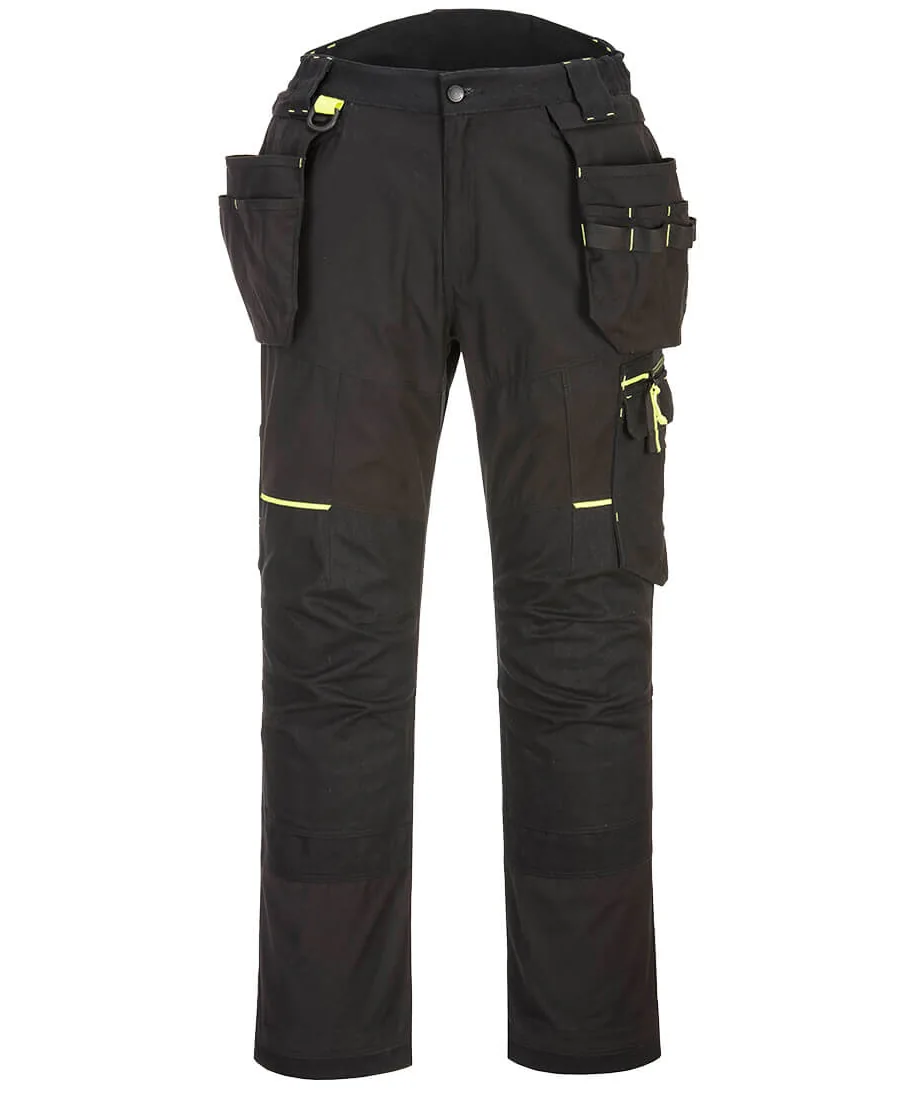 Portwest T706 WX3 Eco Stretch Holster Trousers in Black