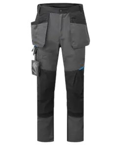 Portwest T719 WX3 Slim Fit Holster Trousers in Metal Grey