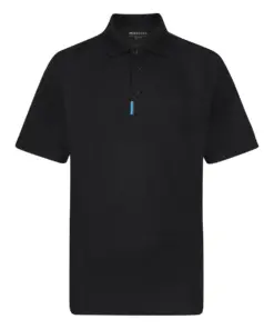 Portwest T720 WX3 Polo Shirt in Black