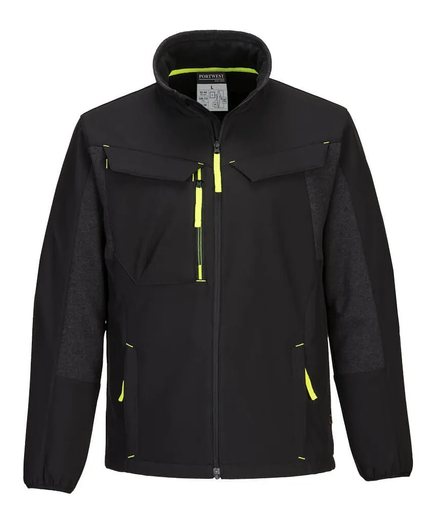 Portwest T753 WX3 Eco Hybrid Softshell (2L) in Black