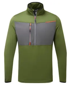 Portwest T755 WX3 Half Zip Tech Fleece in Olive Green
