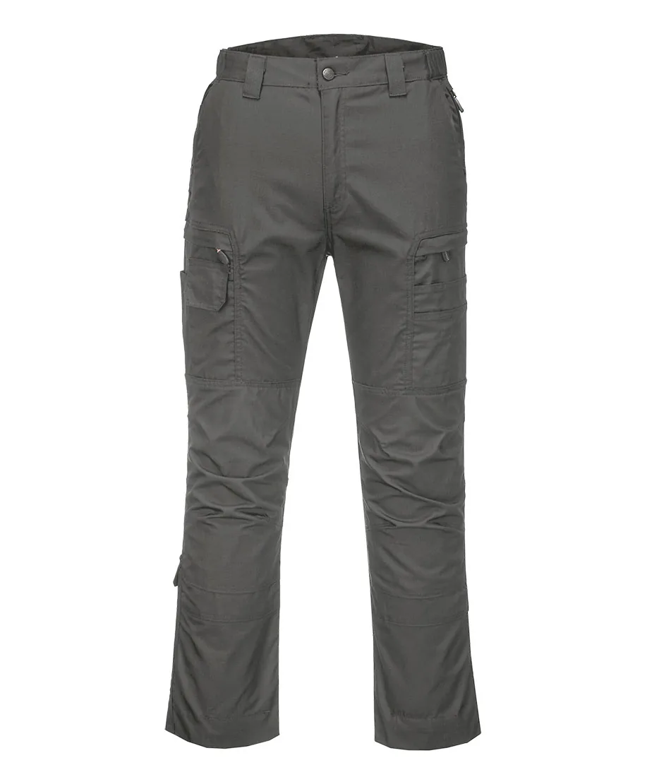 Portwest T802 KX3 Ripstop Trousers in Metal Grey