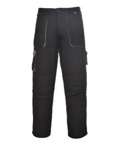 Portwest TX11 Portwest Texo Contrast Trousers in Black