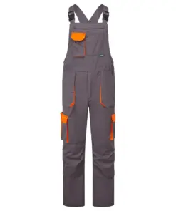 Portwest TX12 Portwest Texo Contrast Bib and Brace in Grey