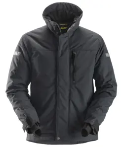 Snickers 1100 AllroundWork 37.5® Insulated Jacket in Steel Grey/Black