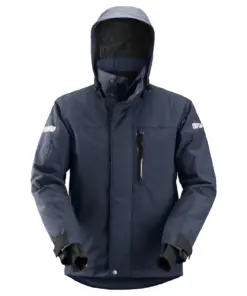 Snickers 1102 AllroundWork Waterproof 37.5® Insulated Jacket in Navy/Black