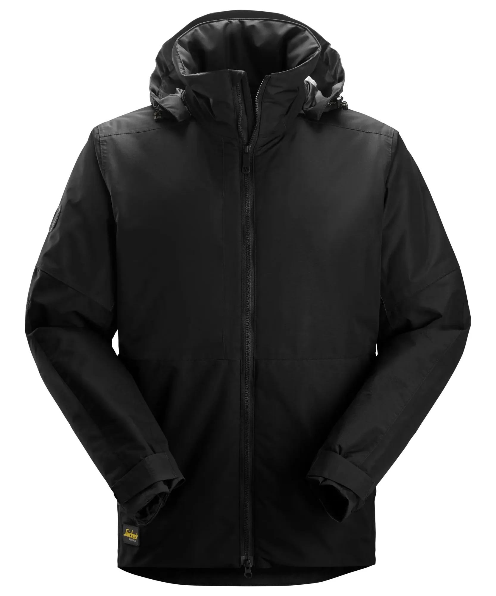 Snickers 1104 AllroundWork Waterproof Insulated Jacket in Black/Black