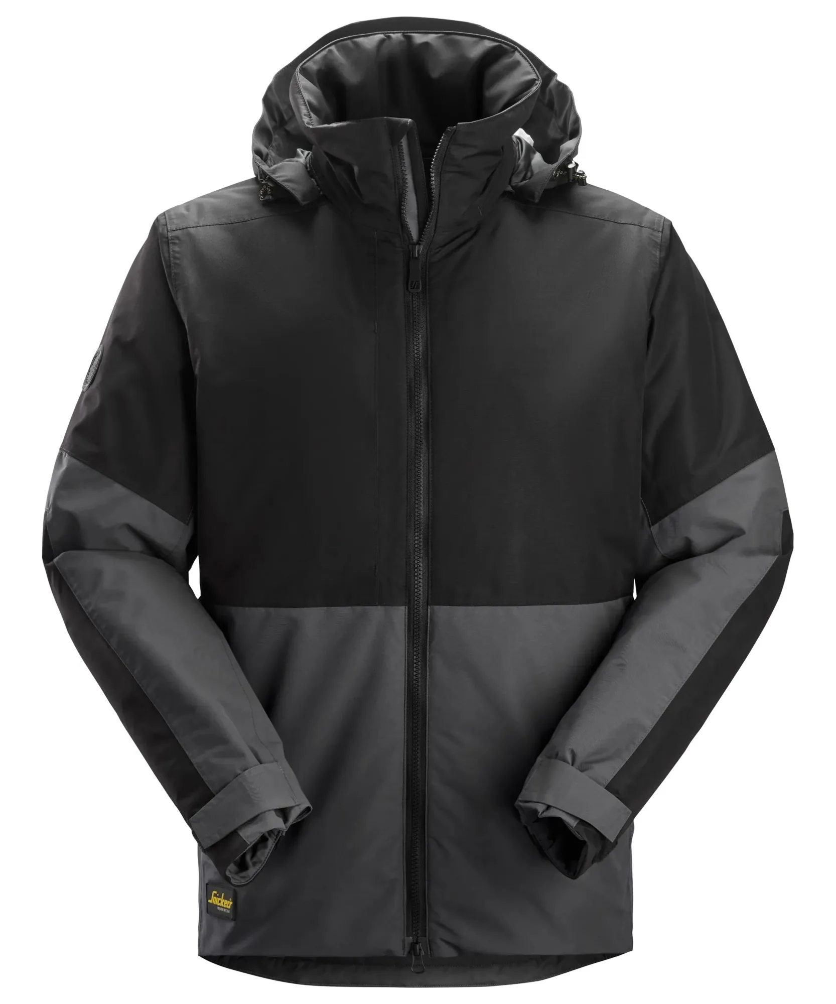 Snickers 1104 AllroundWork Waterproof Insulated Jacket in Steel Grey/Black
