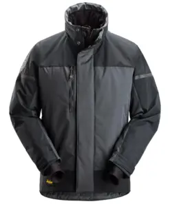 Snickers 1106 AllroundWork Insulated Jacket in Steel Grey/Dark Steel Grey