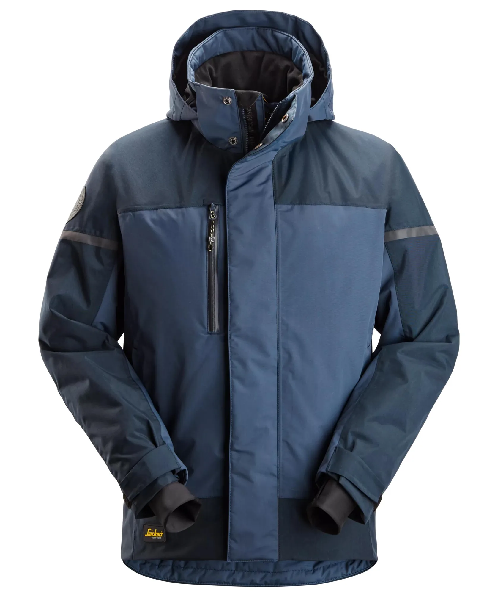 Snickers 1112 AllroundWork Waterproof Insulated Jacket in Navy/Dark Navy