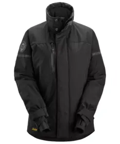 Snickers 1117 AllroundWork Women Insulated Jacket in Black/Black