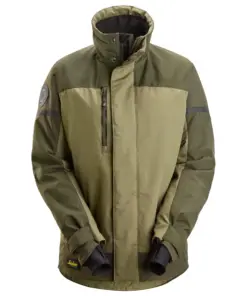 Snickers 1117 AllroundWork Women Insulated Jacket in Khaki Green/Dark Khaki Green