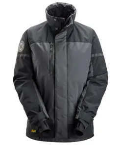 Snickers 1117 AllroundWork Women Insulated Jacket in Steel Grey/Dark Steel Grey