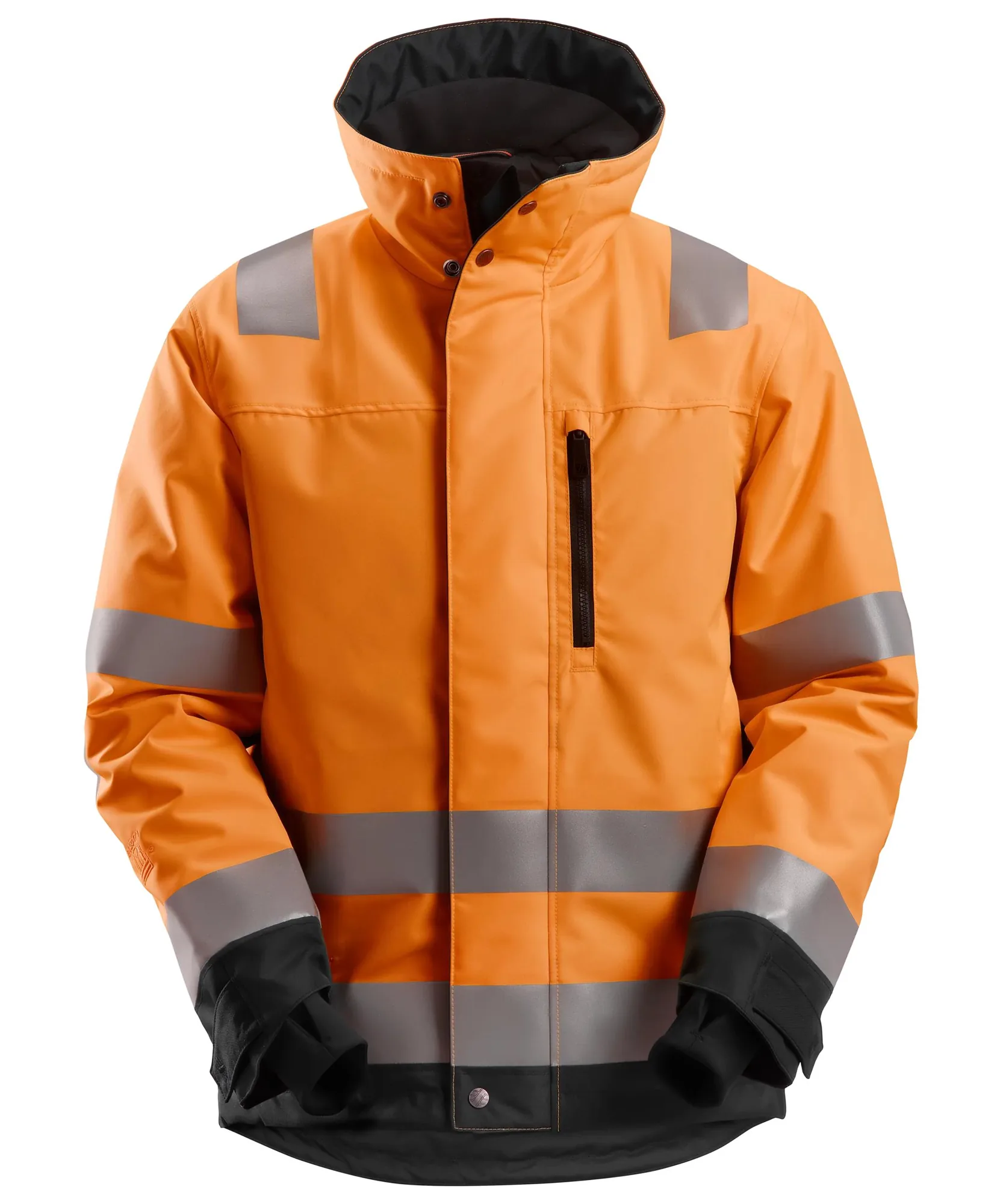 Snickers 1130 High-Vis Class 3 37.5® Insulated Jacket in High Visibility Orange/Black
