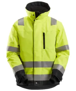 Snickers 1130 High-Vis Class 3 37.5® Insulated Jacket in High Visibility Yellow/Black