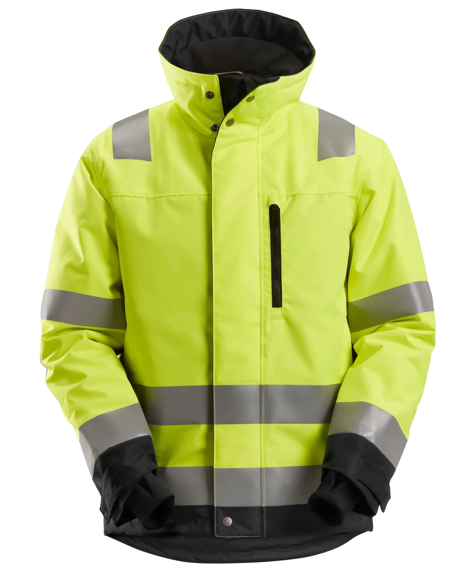 Snickers 1130 High-Vis Class 3 37.5® Insulated Jacket in High Visibility Yellow/Black
