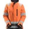 Snickers 1137 High-Vis Class 2/3 Women's 37.5® Insulated Jacket in High Visibility Orange/Black