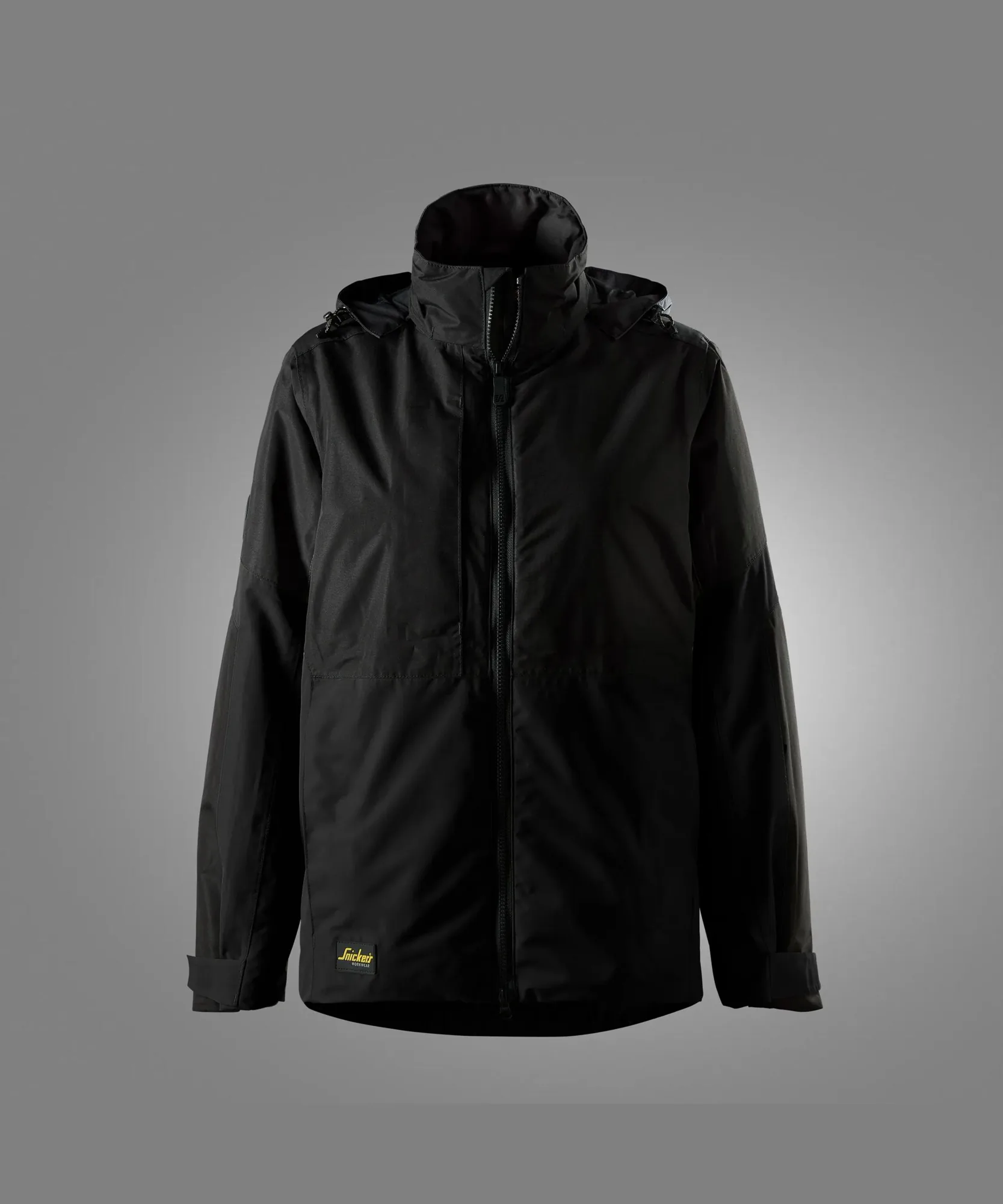 Snickers 1174 AllroundWork Women's Waterproof Insulated Jacket in Black/Black