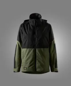 Snickers 1174 AllroundWork Women's Waterproof Insulated Jacket in Khaki Green/Black